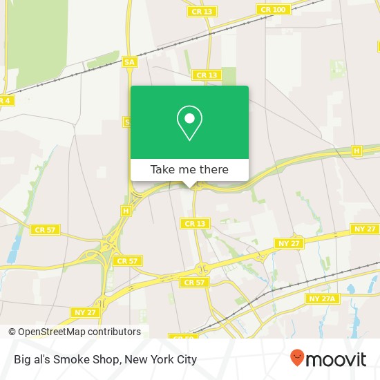 Mapa de Big al's Smoke Shop, 270 Spur Dr S