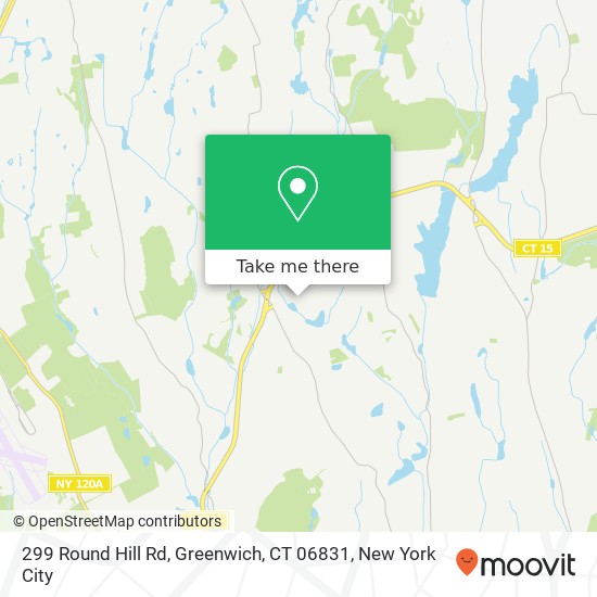 299 Round Hill Rd, Greenwich, CT 06831 map
