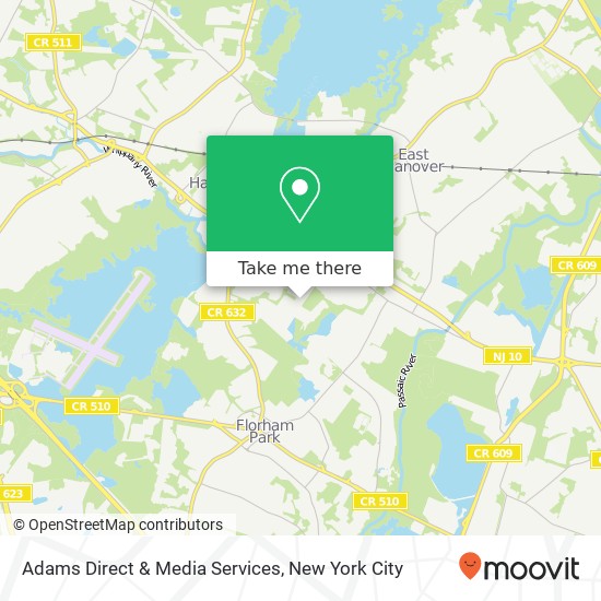 Adams Direct & Media Services map