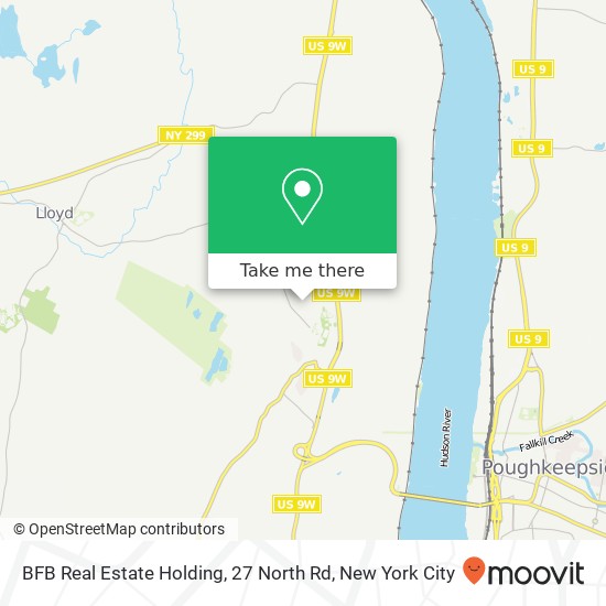 BFB Real Estate Holding, 27 North Rd map