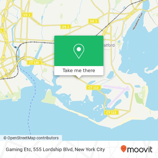 Gaming Etc, 555 Lordship Blvd map