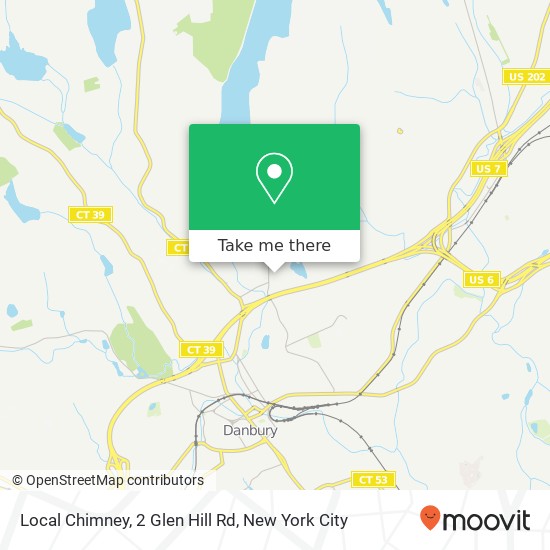 Local Chimney, 2 Glen Hill Rd map