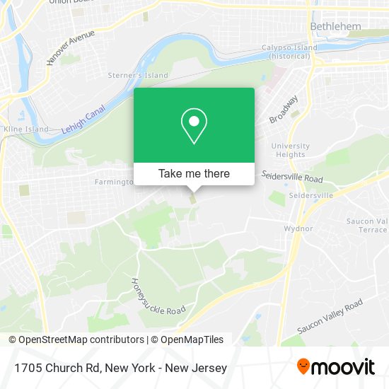 Mapa de 1705 Church Rd