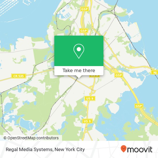 Mapa de Regal Media Systems, 15 Parkway Pl