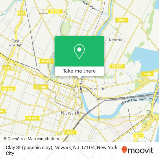 Clay St (passaic clay), Newark, NJ 07104 map