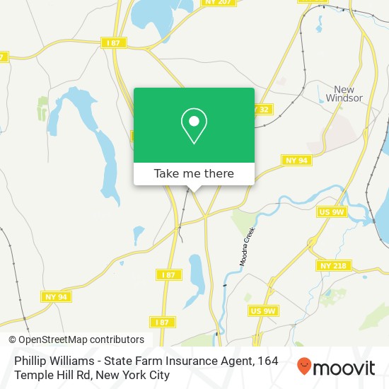 Phillip Williams - State Farm Insurance Agent, 164 Temple Hill Rd map