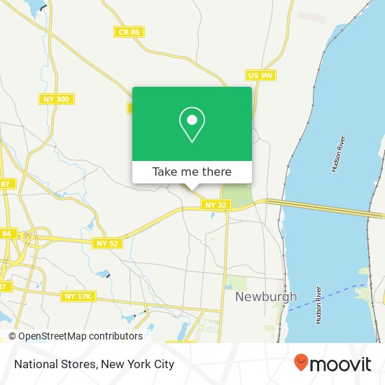 Mapa de National Stores, 39 N Plank Rd