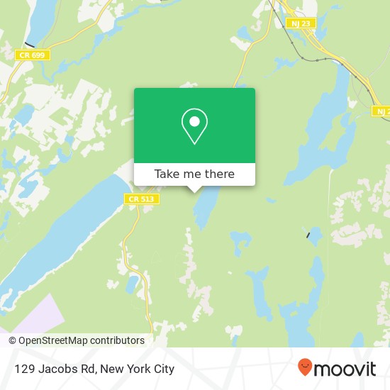 129 Jacobs Rd, Newfoundland, NJ 07435 map