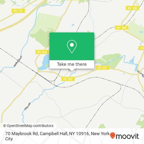 70 Maybrook Rd, Campbell Hall, NY 10916 map