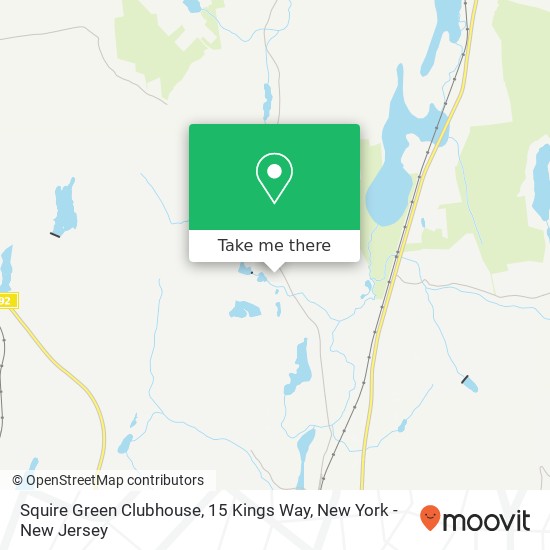 Squire Green Clubhouse, 15 Kings Way map