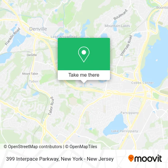 399 Interpace Parkway map