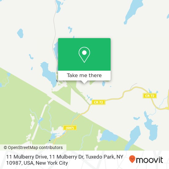 11 Mulberry Drive, 11 Mulberry Dr, Tuxedo Park, NY 10987, USA map