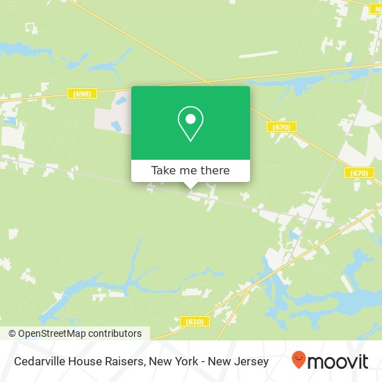 Mapa de Cedarville House Raisers, 3077 Lexington Ave