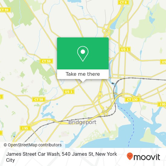 Mapa de James Street Car Wash, 540 James St