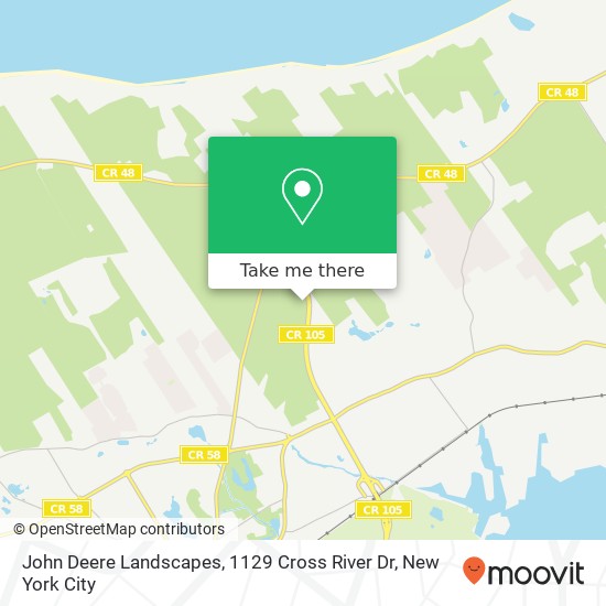 Mapa de John Deere Landscapes, 1129 Cross River Dr