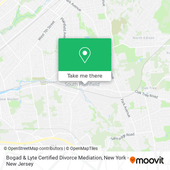Bogad & Lyte Certified Divorce Mediation map