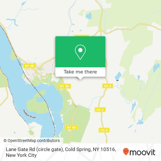 Lane Gate Rd (circle gate), Cold Spring, NY 10516 map