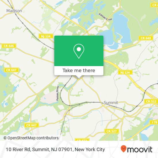 10 River Rd, Summit, NJ 07901 map