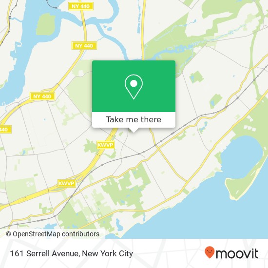 Mapa de 161 Serrell Avenue, 161 Serrell Ave, Staten Island, NY 10312, USA