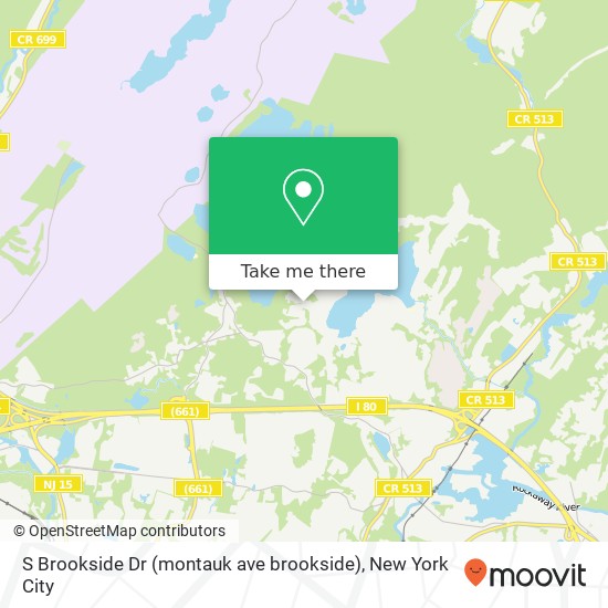 S Brookside Dr (montauk ave brookside), Rockaway, NJ 07866 map