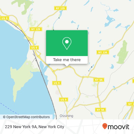 Mapa de 229 New York 9A