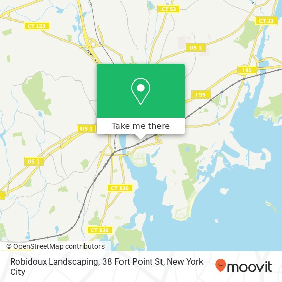 Mapa de Robidoux Landscaping, 38 Fort Point St