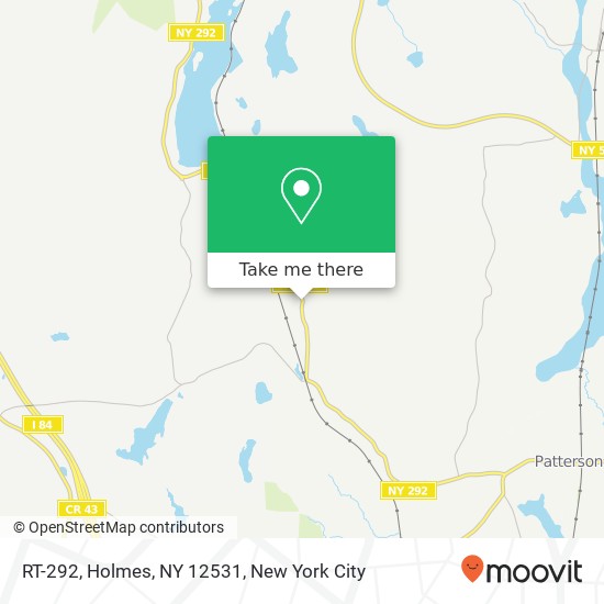 RT-292, Holmes, NY 12531 map