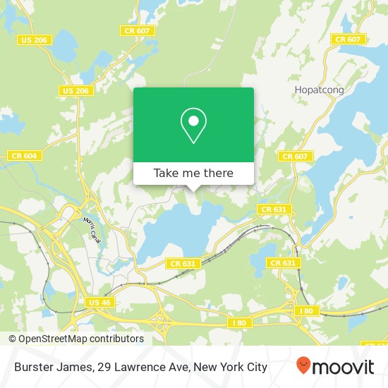 Mapa de Burster James, 29 Lawrence Ave