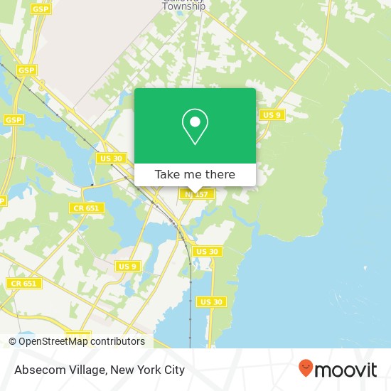 Absecom Village map