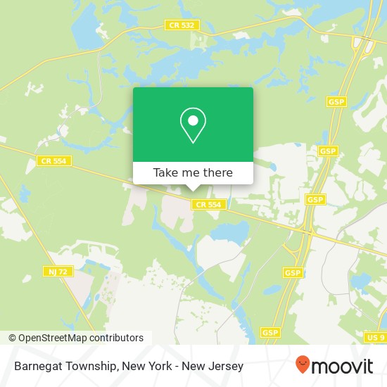 Mapa de Barnegat Township