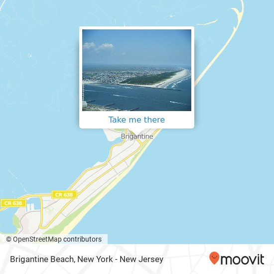 Mapa de Brigantine Beach