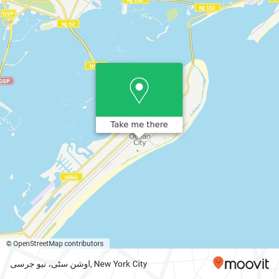 اوشن سٹی، نیو جرسی map