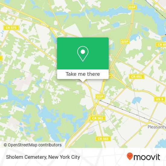 Mapa de Sholem Cemetery