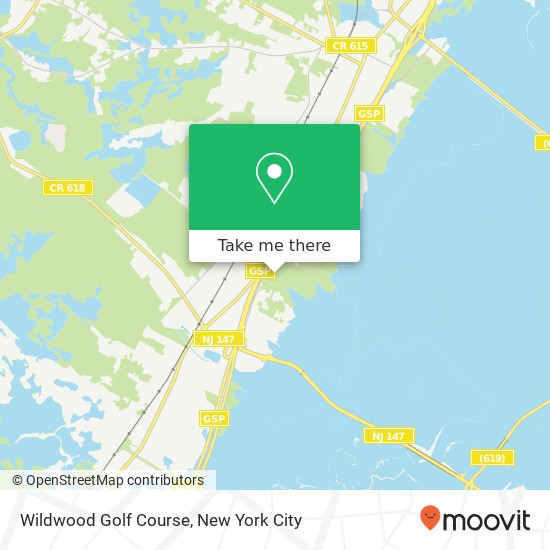 Mapa de Wildwood Golf Course