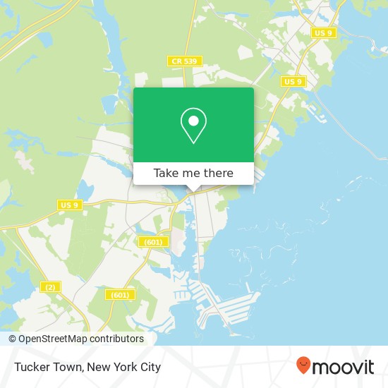 Mapa de Tucker Town