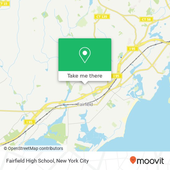 Mapa de Fairfield High School