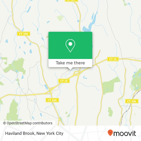 Mapa de Haviland Brook