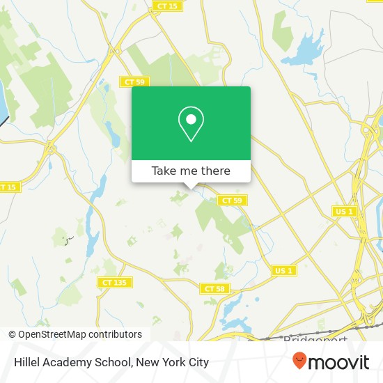 Hillel Academy School map