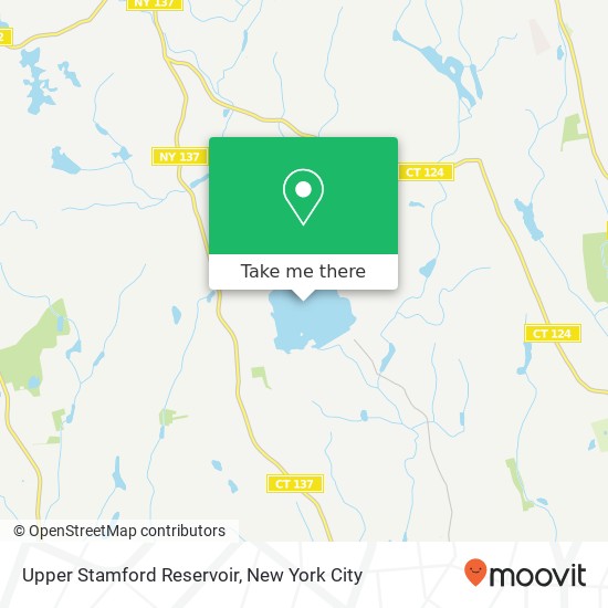 Upper Stamford Reservoir map