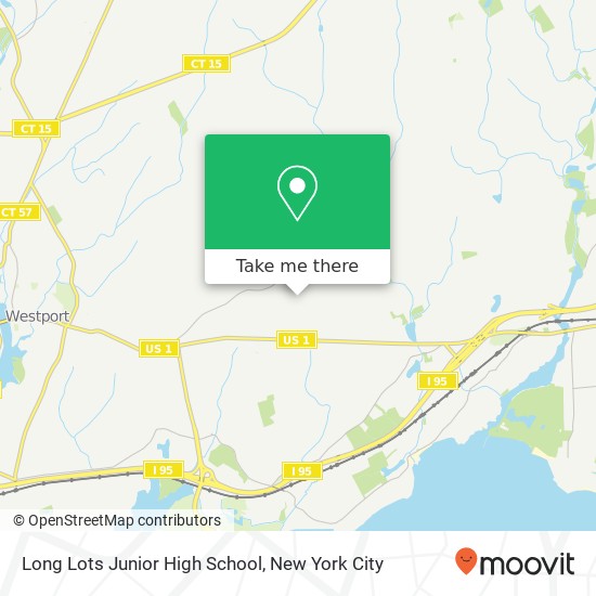Mapa de Long Lots Junior High School