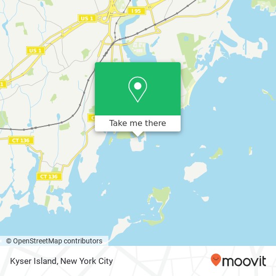 Kyser Island map
