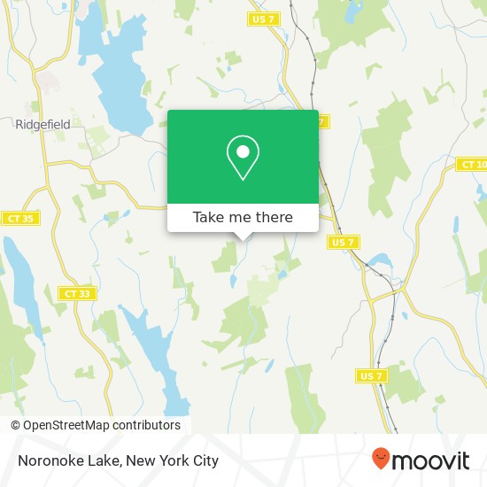 Noronoke Lake map