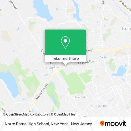 Mapa de Notre Dame High School