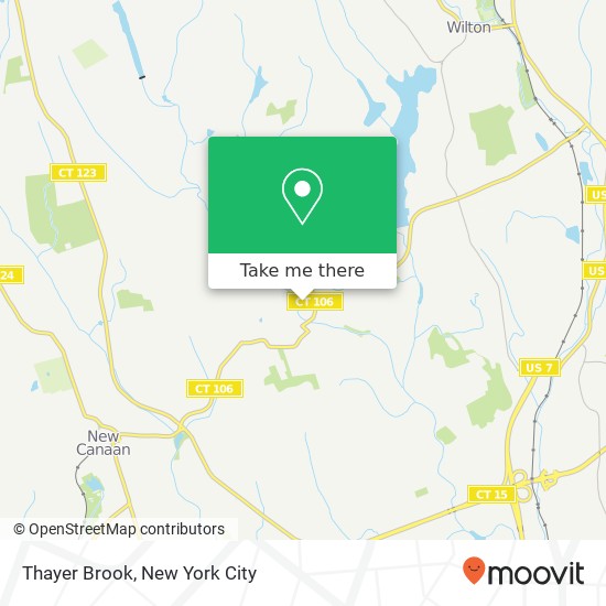 Thayer Brook map