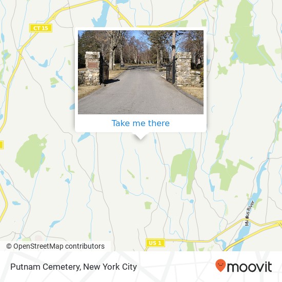 Putnam Cemetery map