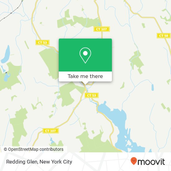 Redding Glen map
