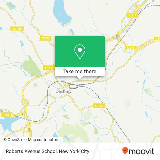 Mapa de Roberts Avenue School