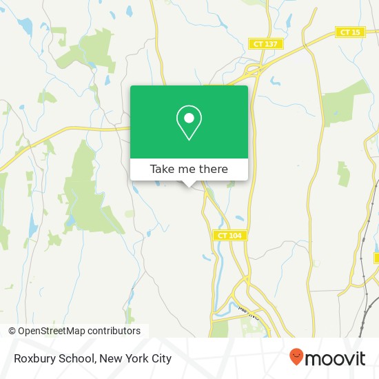 Mapa de Roxbury School