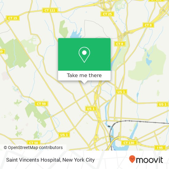 Mapa de Saint Vincents Hospital