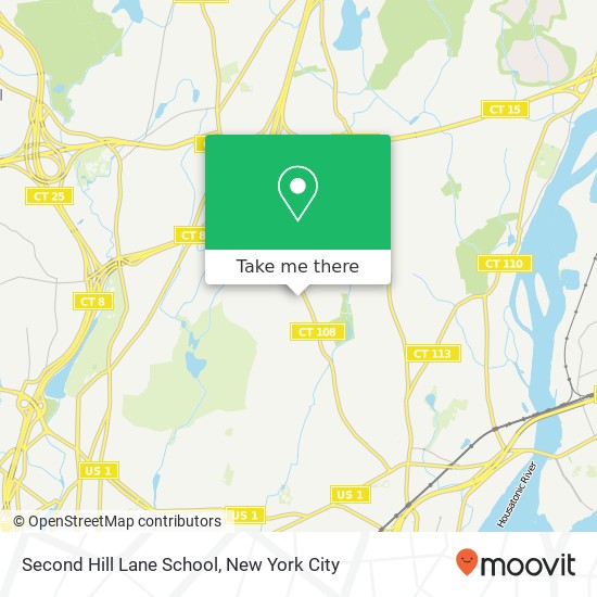 Mapa de Second Hill Lane School